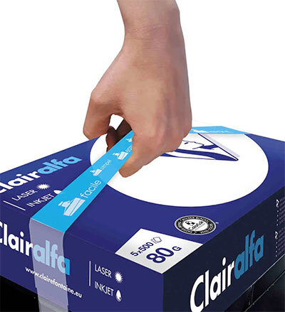 Carton Papier Clairalfa A4 80gr avec poignée transport facile